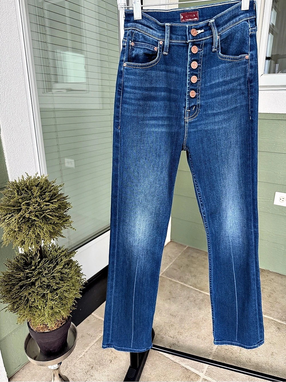 Mother Skinny Jeans in Blue Waist 25 Like New